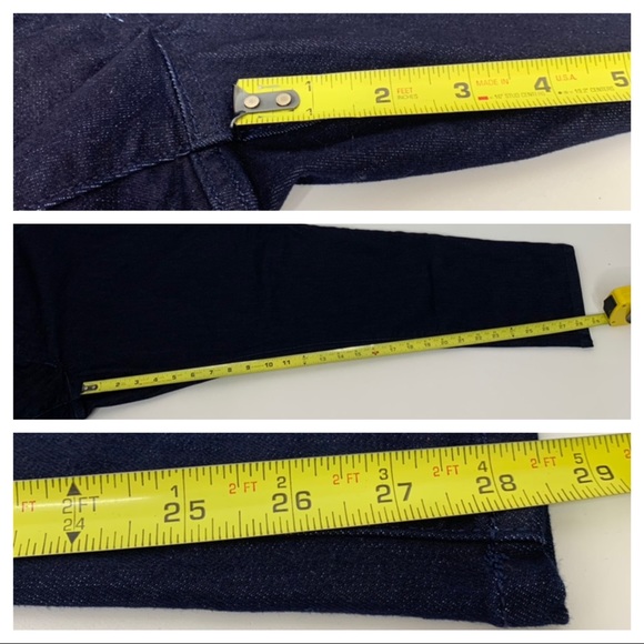 Isabel Maternity Jeggings With Pockets Dark Wash Blue Navy Nwot Size 18/34R Nwot - Picture 14 of 15